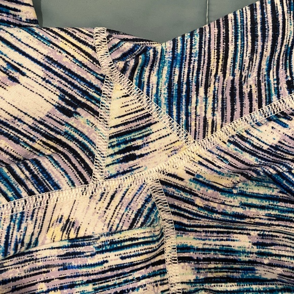 Lululemon Wunder Under High Rise Crop 21" in Blurry Belle Multi (Size 6) - Picture 6 of 7